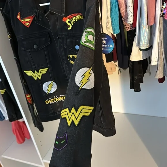 DC black denim jacket